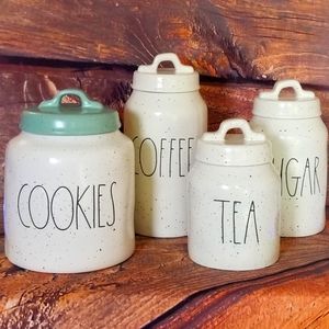 Rae Dunn Speckled Canisters